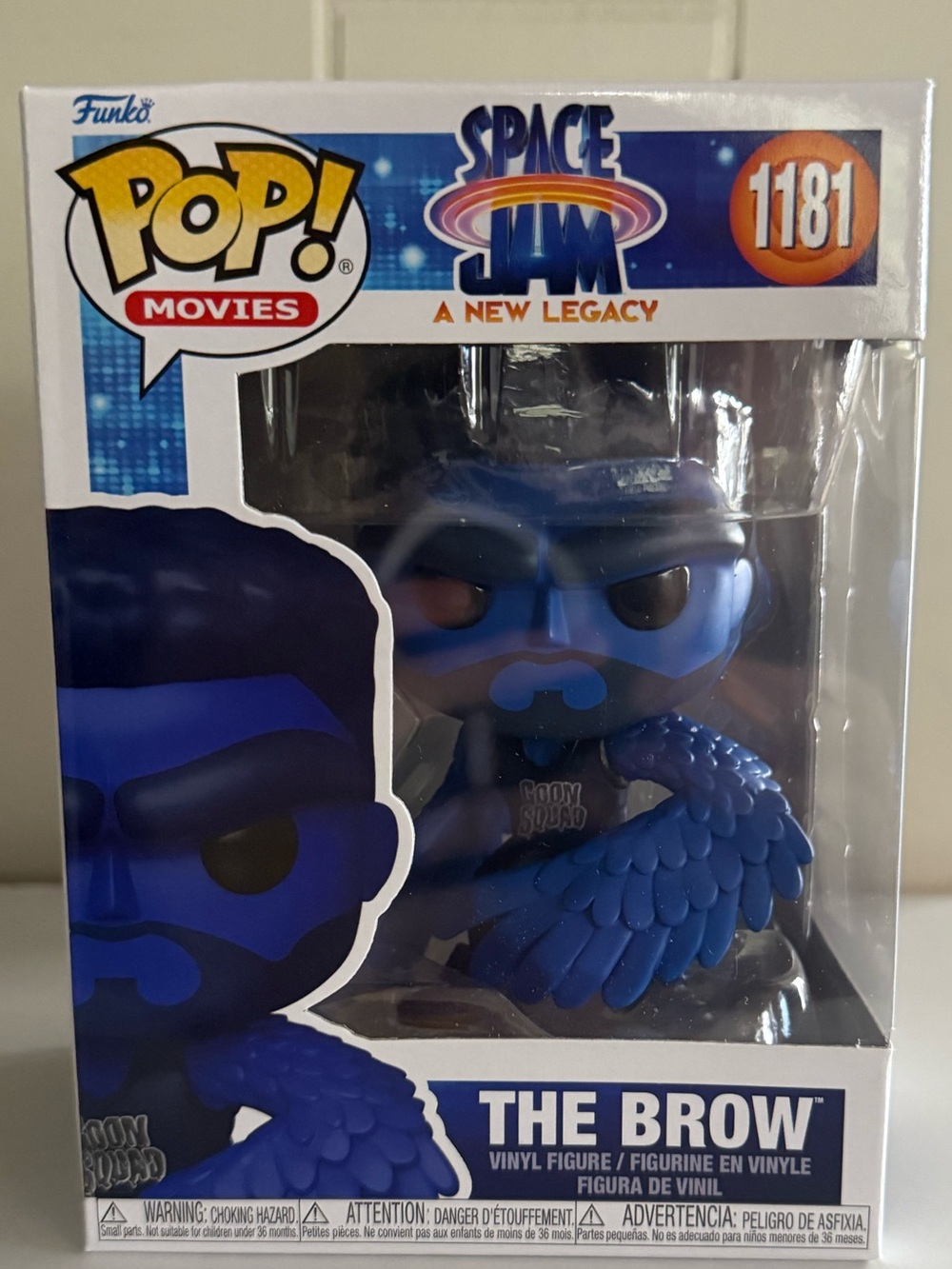 Funko Pop! The Brow - Blue Vinyl Figure (Space Jam 1181)